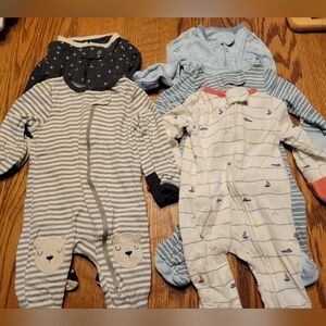 Cloud Island Pajama 5 pack, NB/0-3M